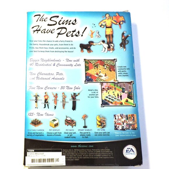 Electronic Arts The Sims Deluxe Edition And 4 Expansion Packs Computer Games - Picture 6 of 13